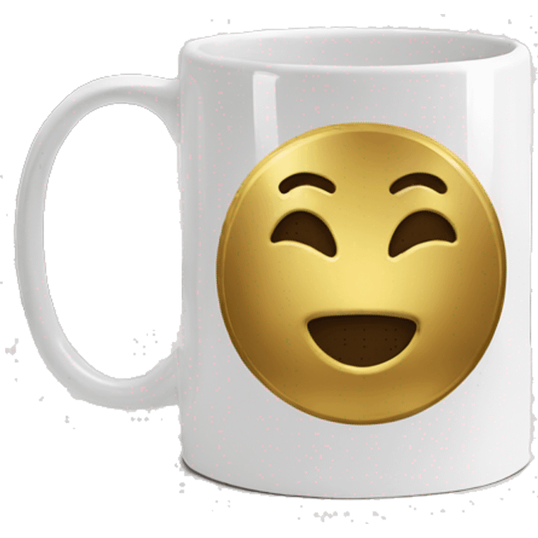 Metallic Gold Coffee Mug emoji