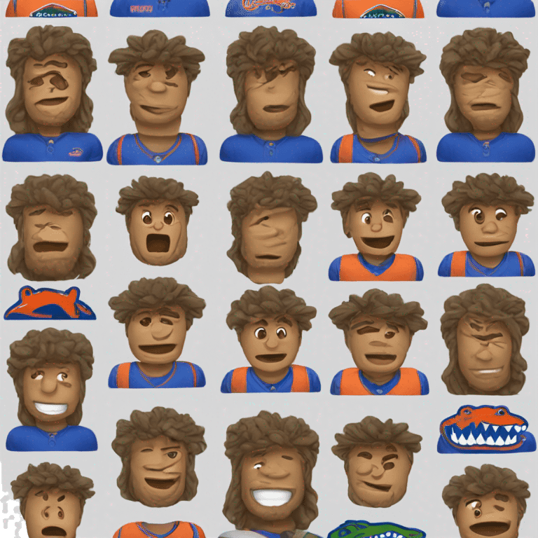 florida gators emoji  emoji