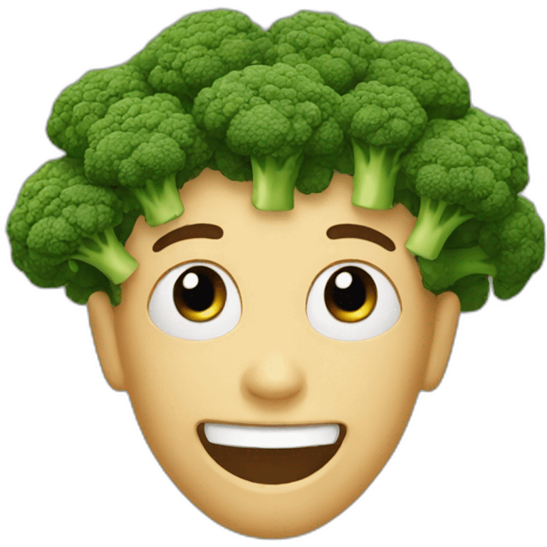 broccoli face emoji