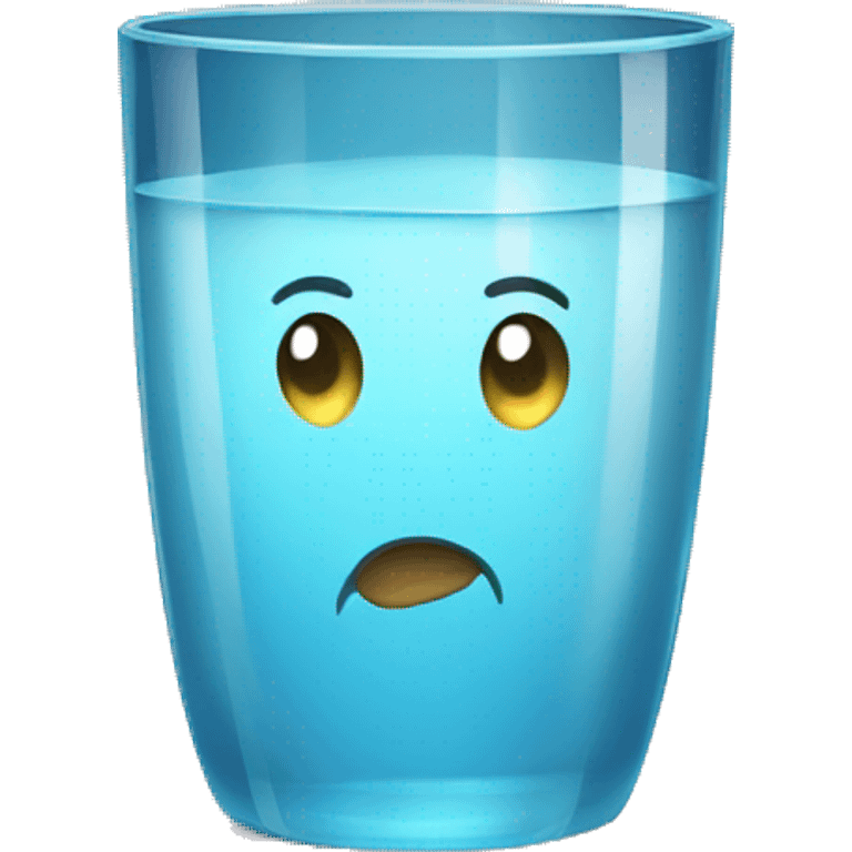 vaso con agua emoji