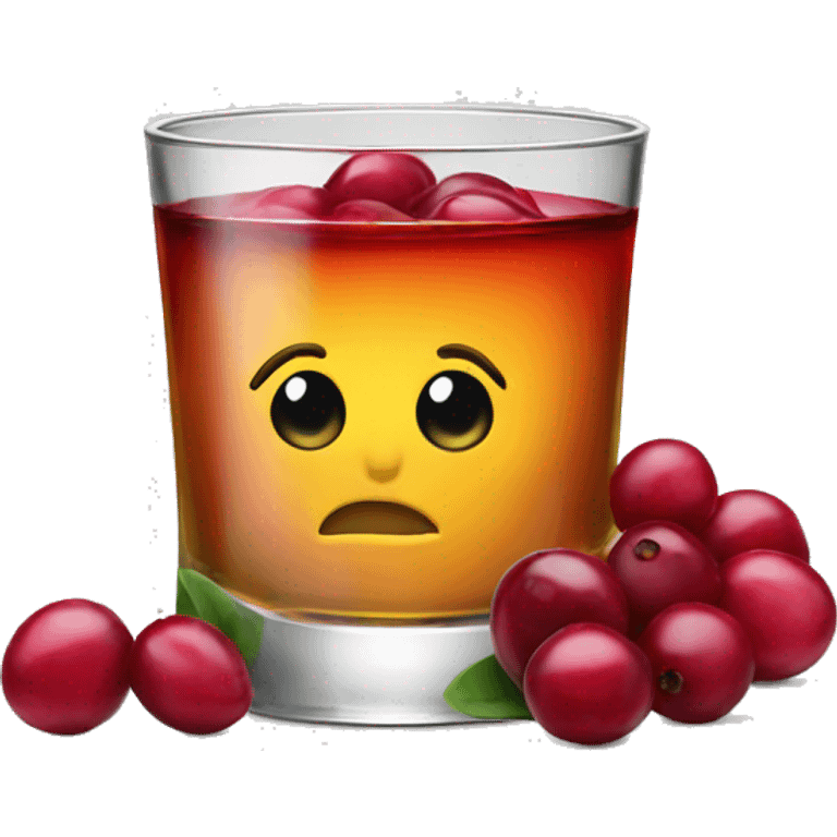 tequila cranberry emoji