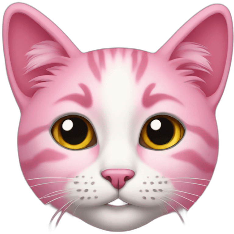 cat pink emoji