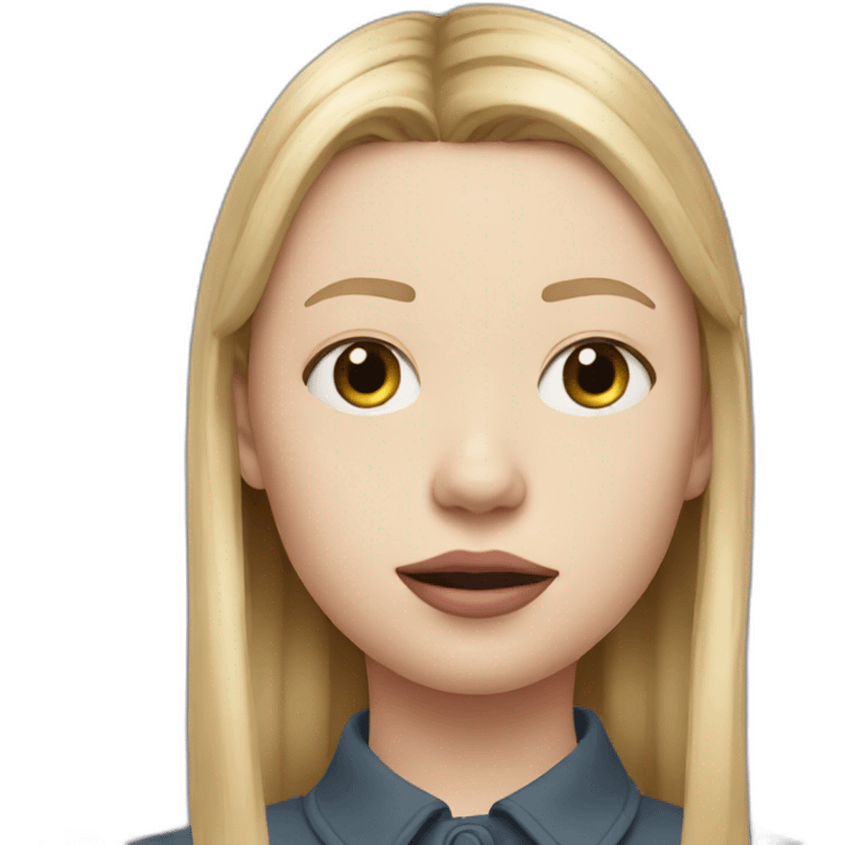 blonde Mia Goth emoji