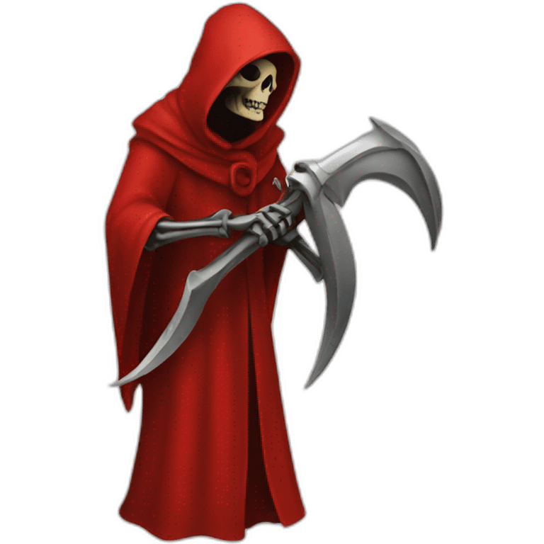 reaper in red emoji