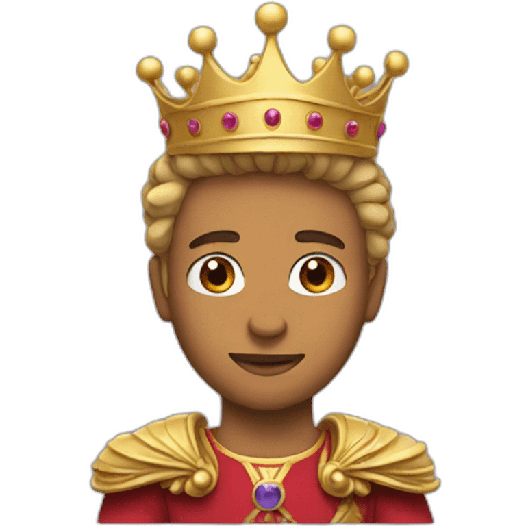 prince with a crown emoji