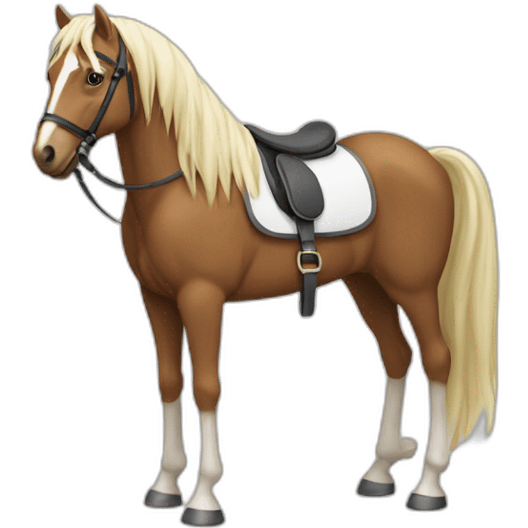 Cheval en colere emoji