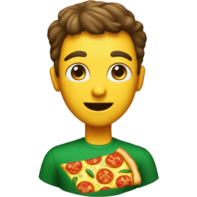 Italian with pineapple pizza emoji