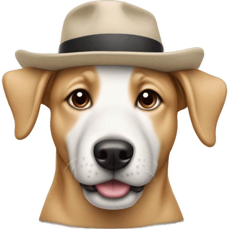 dog with cwboy hat emoji