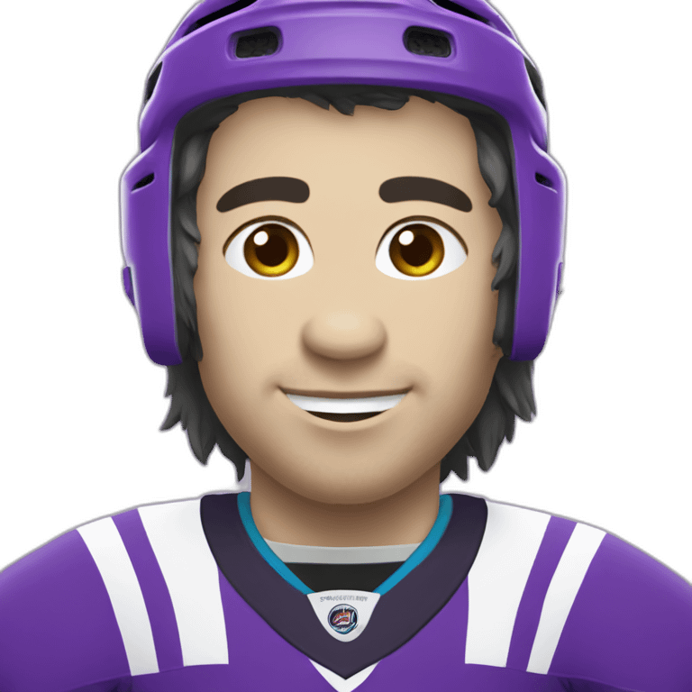 yeti hockey violet uniform emoji