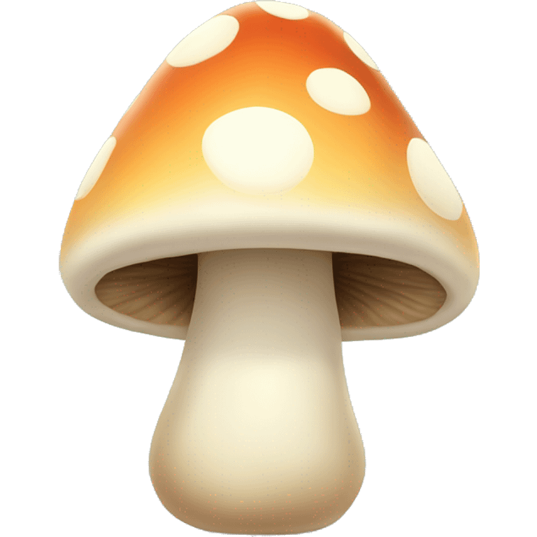 mushroom cute smiling emoji