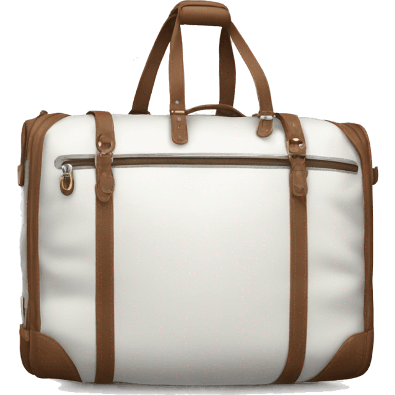 Travel bag white emoji