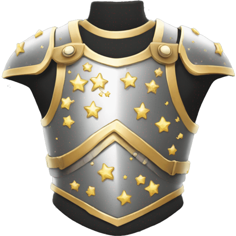 torso armor with sparkling stars emoji