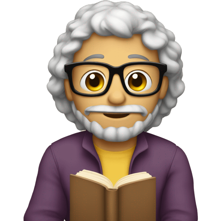 Book worm  emoji