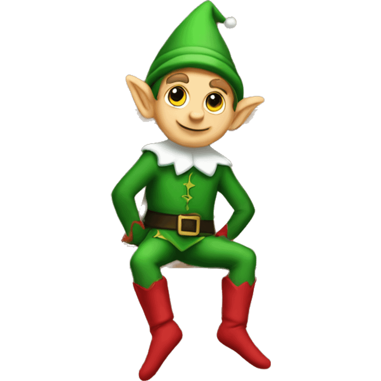 Elf on the shelve emoji