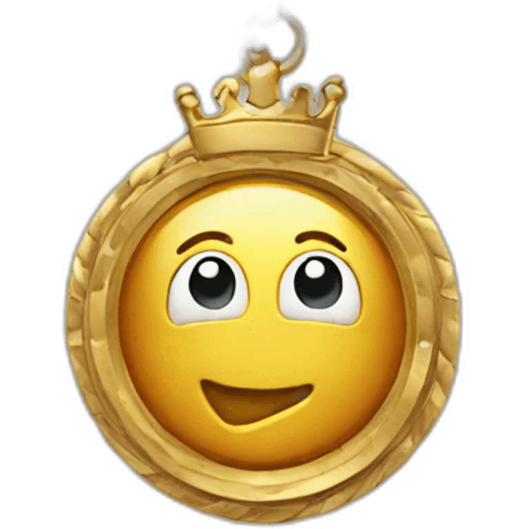 Royal second place medal emoji