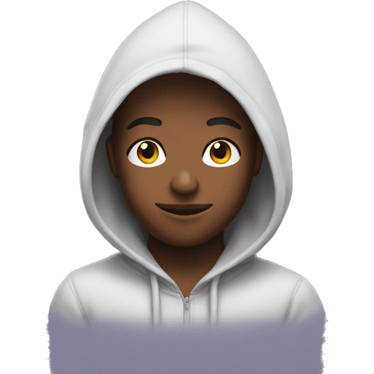 Me with a hoodie  emoji