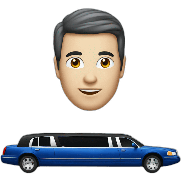 BLUE LIMOUSINE emoji