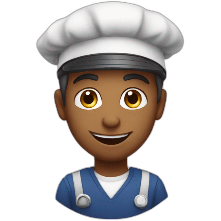 Saïd the canteen staff emoji