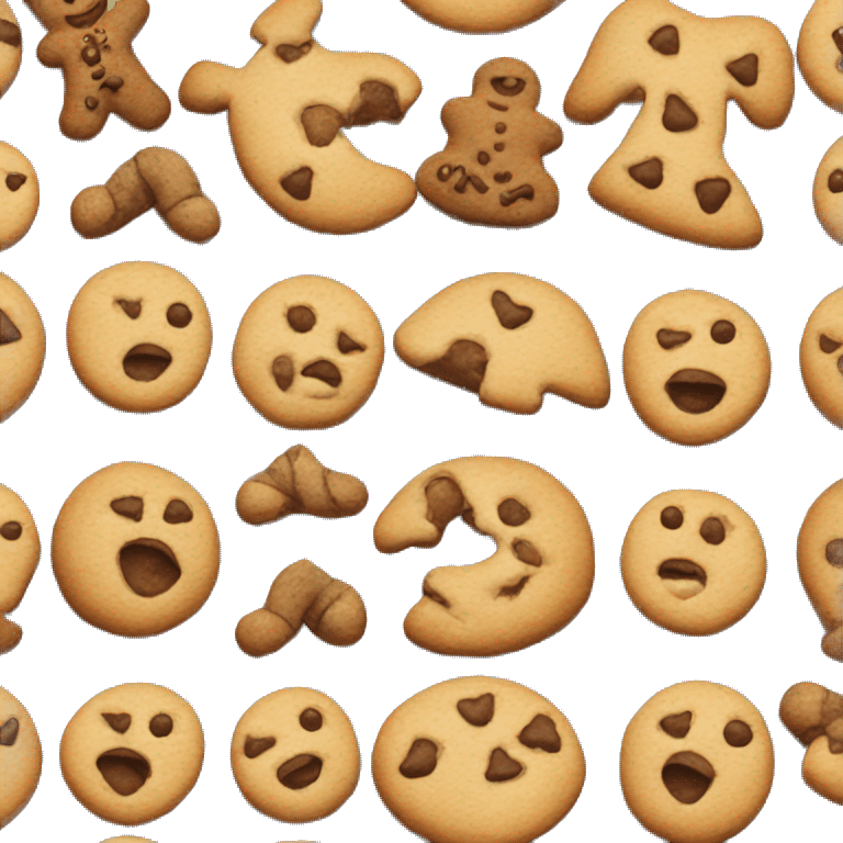 Cookies for Santa emoji