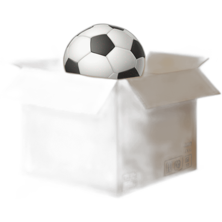 ball on a box emoji