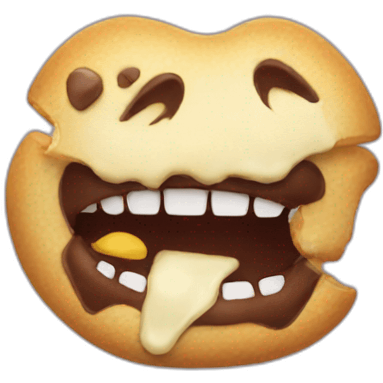 Sticky bite emoji