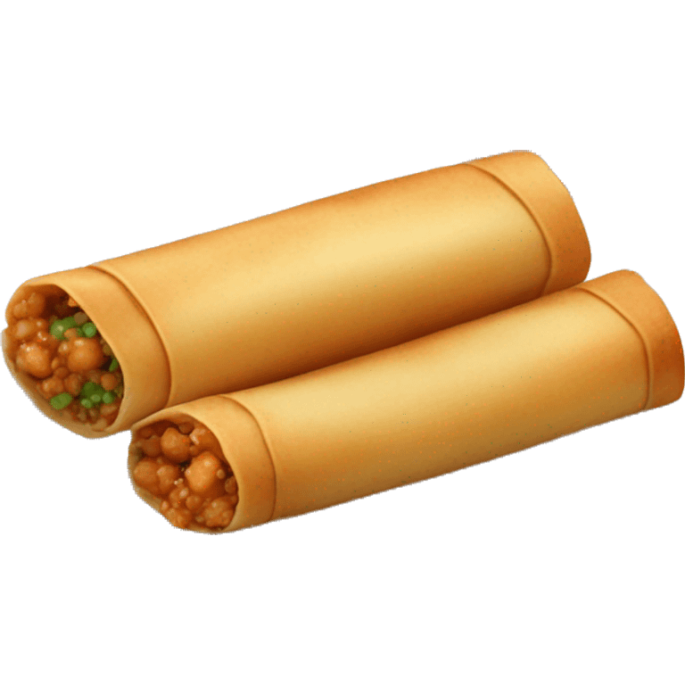 Lumpia filipino dish emoji