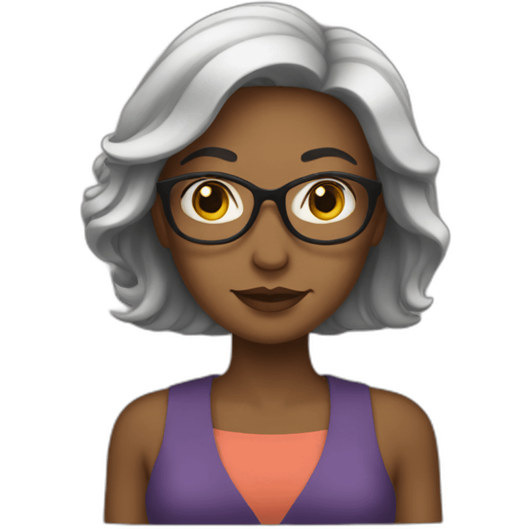 woman's power emoji