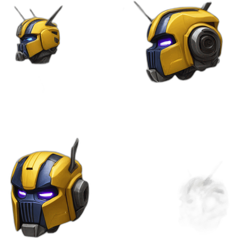 Bumblebee combat Optimus Prime emoji