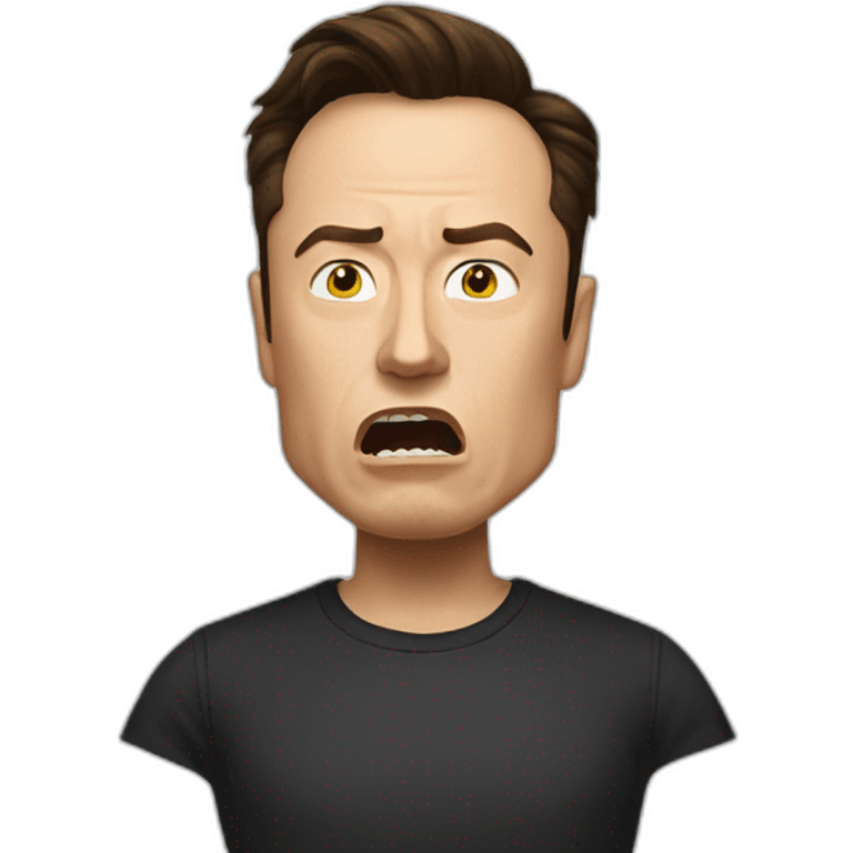 angry elon musk emoji