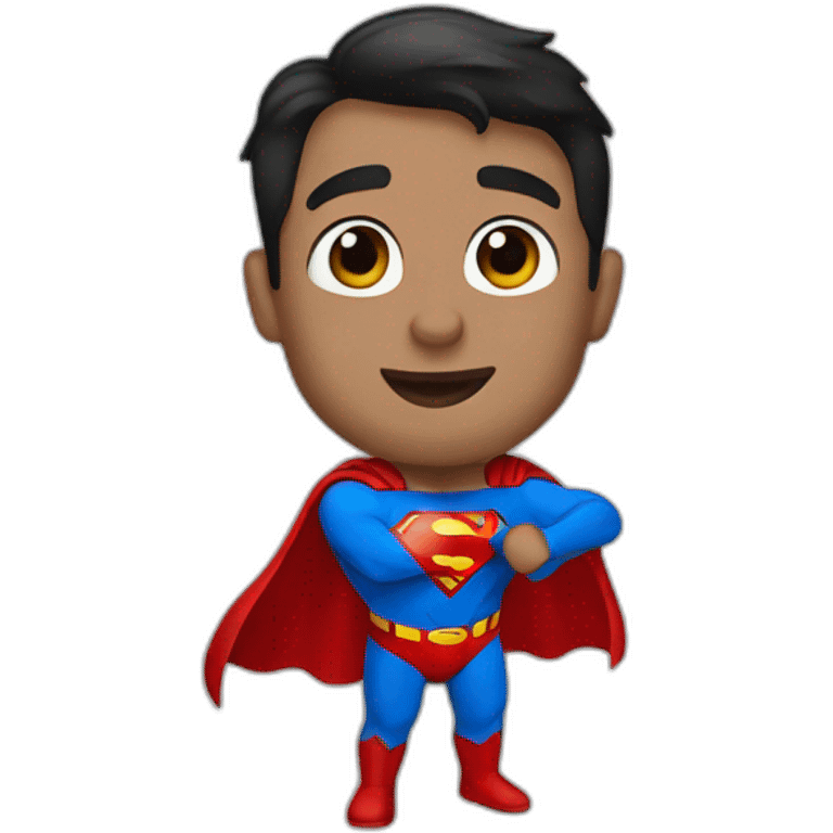 Superman saludo emoji