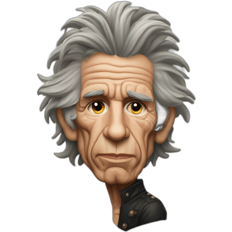 Keith Richards cinta en la cabeza emoji