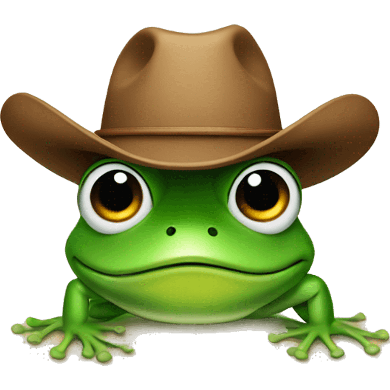 frog with cowboy hat emoji