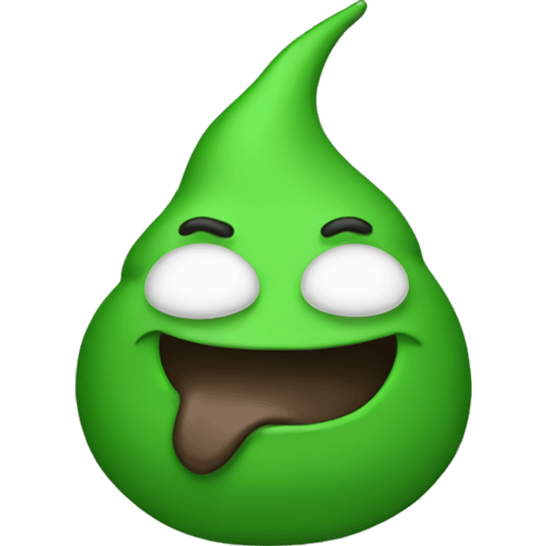 Green poop emoji