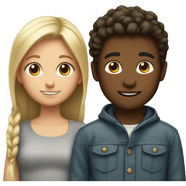 girl and boy emoji