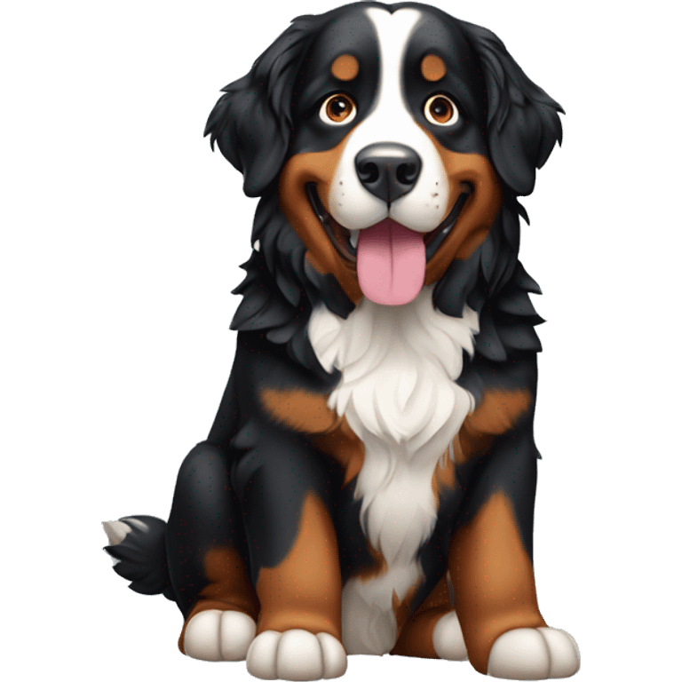 Bernese mountain dog emoji