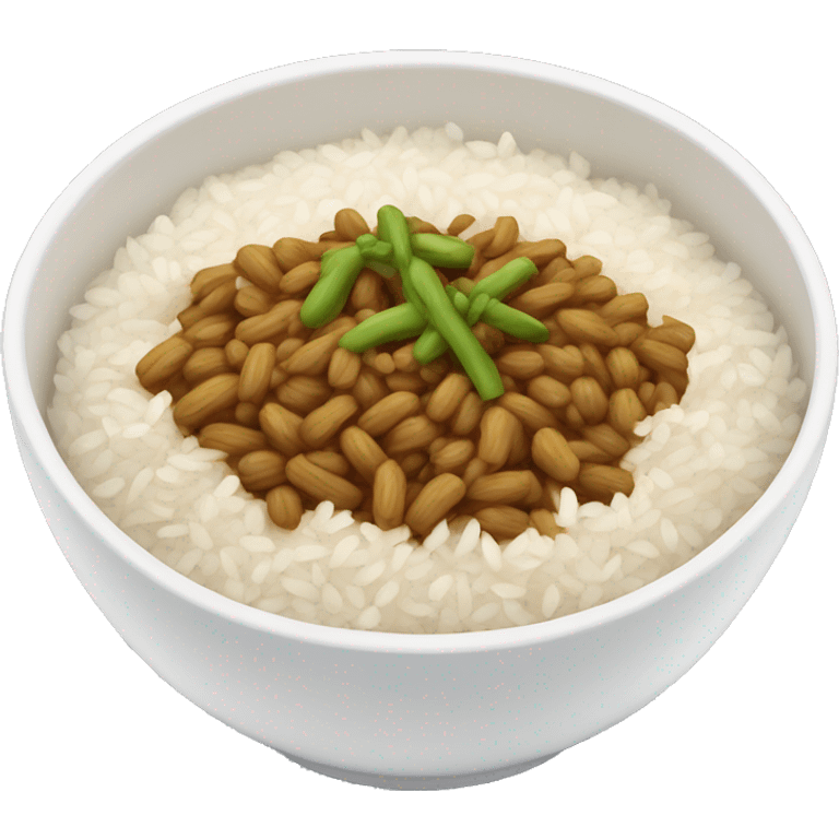 a bowl of rice emoji