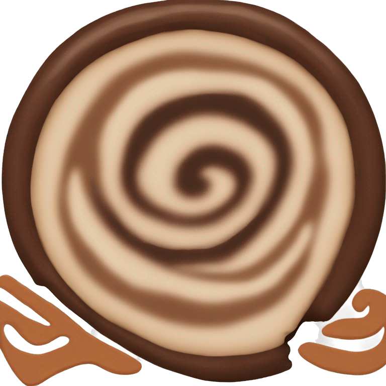 Chocolate roll cinnamon emoji