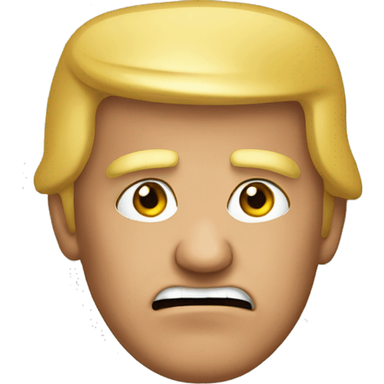 Trump face emoji