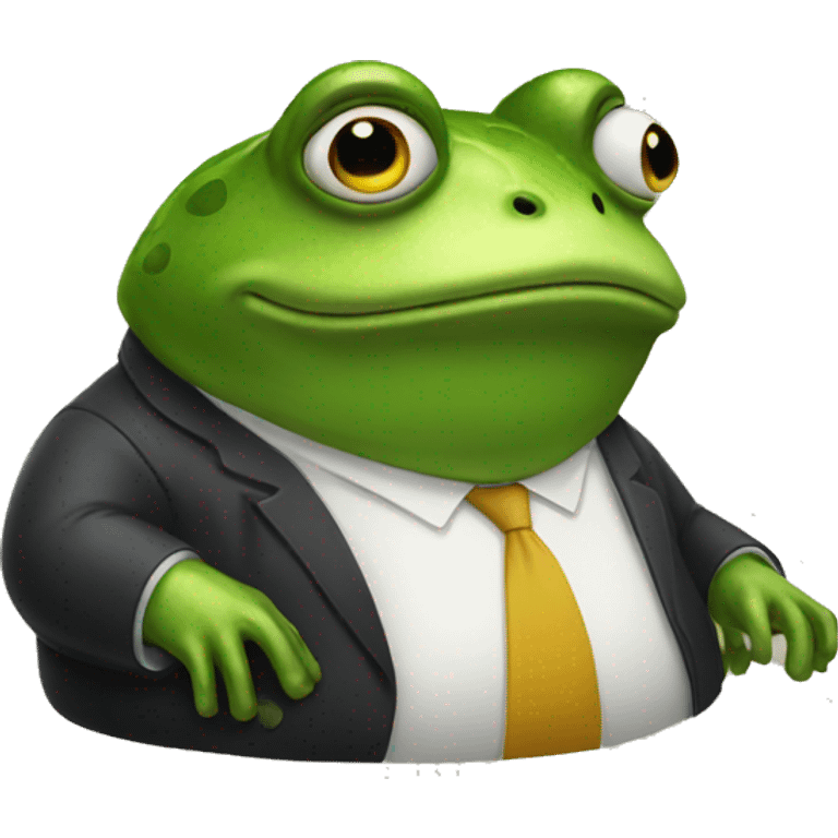 fat frog lawyer  emoji