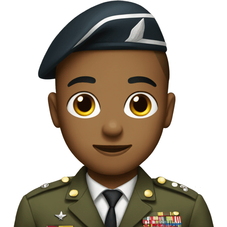 military boy in uniform emoji