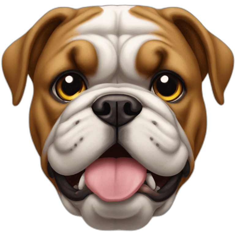 a Bulldog  emoji