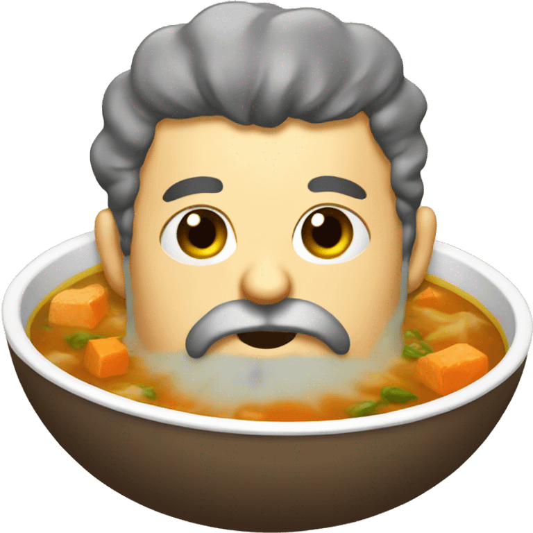 soup with beard emoji