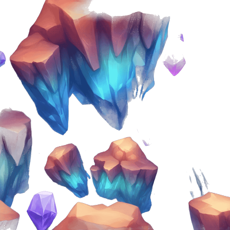 rainbow crystal cave emoji