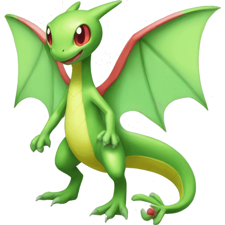 Full body shiny Flygon-grovyle emoji