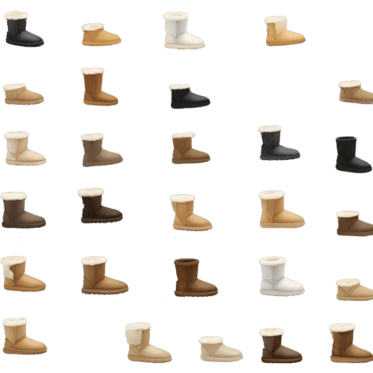 ugg mini boots emoji