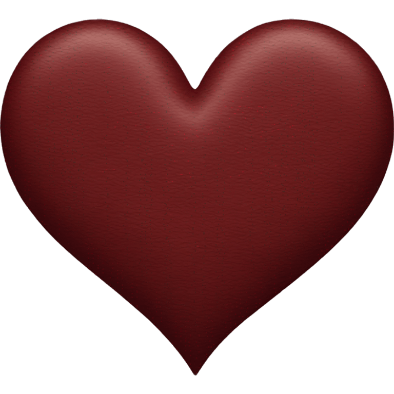 dark red heart emoji