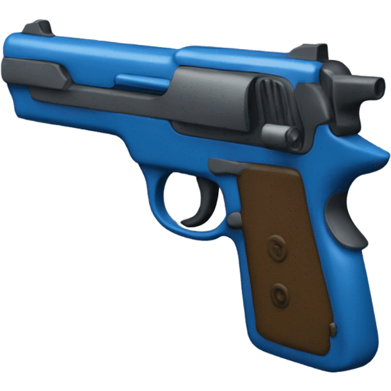 Blue gun emoji