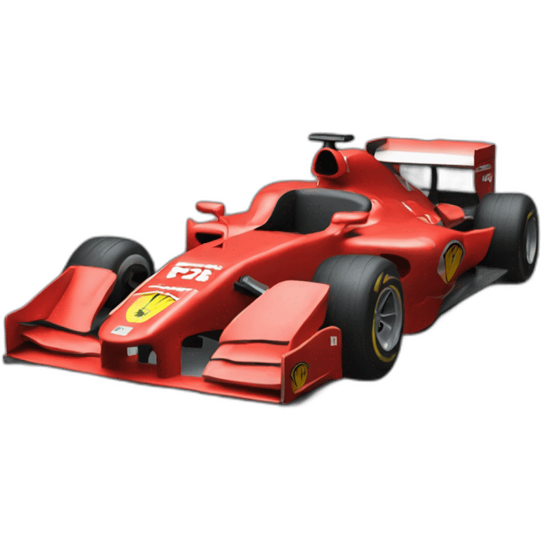 F1 ferrari lateral view emoji