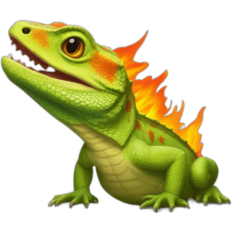 Lézard de feu  emoji