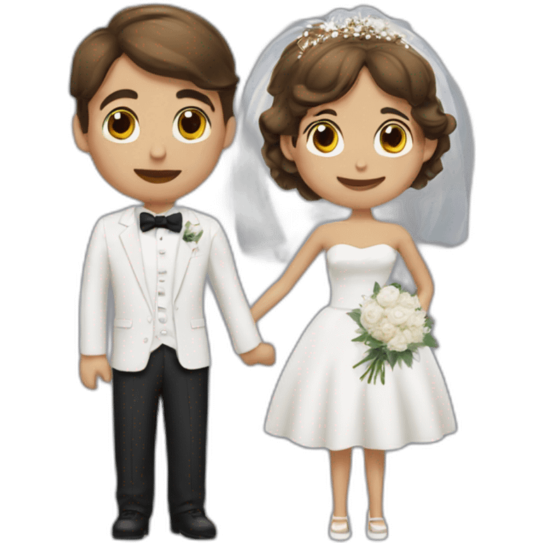 Un garcon qui demande en mariage emoji